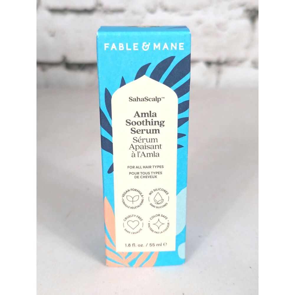 FABLE & MANE SahaScalp Amla Soothing Serum Dry Scalp Repair Full Size NEW